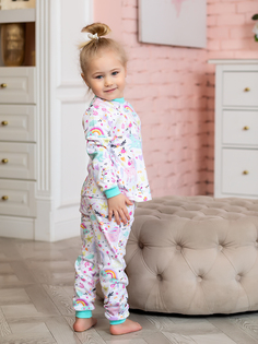 Пижама детская Веселый малыш, цв. разноцветный р.134