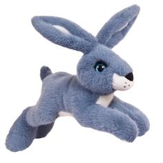 Мягкая игрушка ABtoys Реснички, Кролик серо-голубой, 26 см