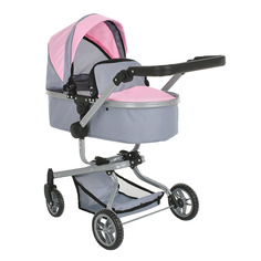 Кукольная коляска-трансформер Pituso с перекидной ручкой