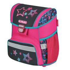 Ранец школьный Herlitz Loop Stars, Звезды, розовый