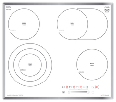 Встраиваемая варочная панель электрическая Kaiser KCT 6715 F Black
