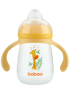 Кружка-поильник с силиконовым носиком Baboo Safari (цвет желтый), 260 мл 8-120