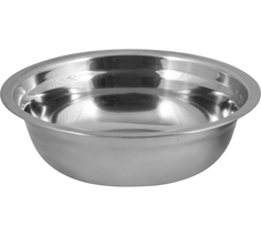 Миска из нержавеющей стали с расширенными краями, BOWL-19, р-р 19 x 5.5см, зерк полир Mallony