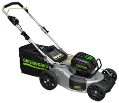 Газонокосилка аккумуляторная Greenworks GD82LM51, 82V, 51 см, бесщеточная, без АКБ и ЗУ