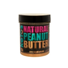 Арахисовая паста Ketos Crunch, кусочки арахиса, 170гр, 100% натуральная