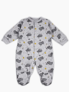 Комбинезон Веселый малыш "Dapple Bears" серый 253/322/db/набивка р.80