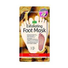 Педикюрные носочки для пяток PUREDERM EXFOLIATING FOOT MASK