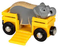 Игровой набор BRIO Вагончик со слоном