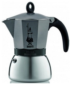 Кофеварка гейзерная Moka Induzione antracite 4823 Bialetti