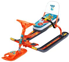 Снегокат Nika Тимка Спорт 4-1 Лисенок, оранжевый