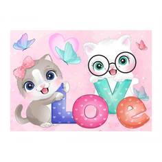 Origami Алмазная мозаика "Милые котята", 30х40 см 06101