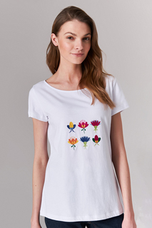 Футболка женская TATUUM tatuum Z017728 белая L