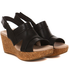 Босоножки женские Clarks Annadel Ivory черные 37.5 EU