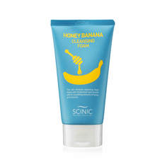 Питательная пенка для умывания с медом и бананом Scinic Honey Banana Cleansing Foam