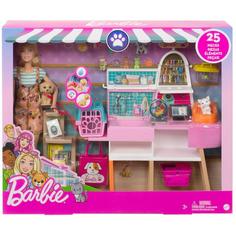 Набор Mattel Barbie Зоомагазин: кукла, питомцы и аксессуары GRG90