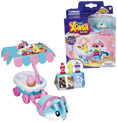 Игровой набор 1TOY Хома дома Тележка-хомодильник для мороженого Т12497 4 предметов
