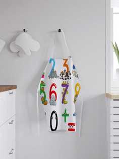 Фартук женский для готовки JoyArty "Звериный счет", универсальный размер