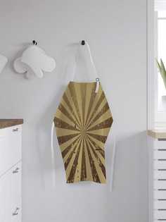 Фартук женский для готовки JoyArty "Песочные лучи", универсальный размер