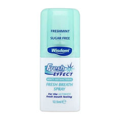 Антибактериальный спрей Wisdom Fresh Effect Breath Spray со вкусом мяты, без сахара 12,5мл