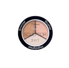 Палетка хайлайтеров CHARME 3 в 1 CH/HH-14 (Летнее сияние)