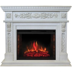 Электрокамин RealFlame Estella 25,5/26 WT, белый дуб