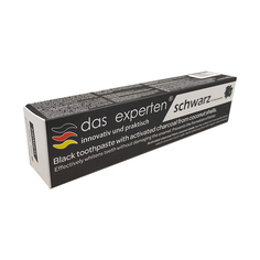 Зубная паста Das Experten Schwarz Отбеливающая с углем 70ml 2000039655