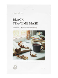 Омолаживающая и тонизирующая тканевая маска DETOSKIN с экстрактом черного чая. Корея 30ml