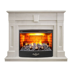 Электрокамин RealFlame Kellie 25,5/26 WT 3D, белый