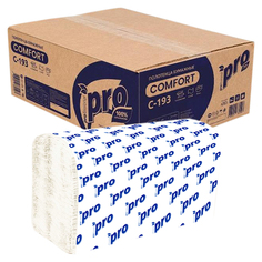 Бумажные салфетки ЛЕНТА Белые 24*24см 2-х сл., 100шт Protissue