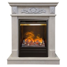 Электрокамин RealFlame Adelaida STD/EUG WT, серый