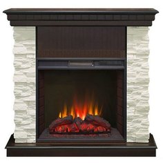 Электрокамин RealFlame Elford STD/EUG AO, сланец белый
