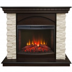 Электрокамин RealFlame Elford STD/EUG AO, белый сланец