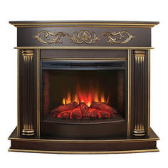 Электрокамин RealFlame Milano, белый дуб с патиной