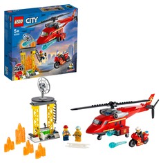 Конструктор LEGO City Fire 60281 Спасательный пожарный вертолёт