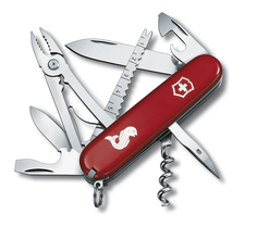 Мультитул Victorinox Angler 1.3653.72 91 мм красный/серебристый, 18 функций