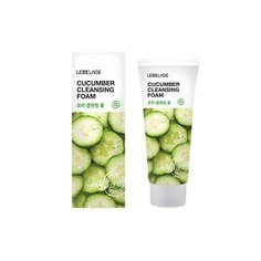 Пенка для умывания лица с экстрактом огурца, 100 мл LEBELAGE CUCUMBER CLEANSING FOAM