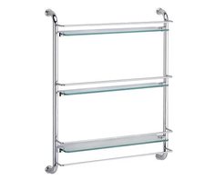 WasserKRAFT K-2033 Полка стеклянная тройная