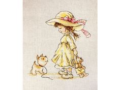 Набор для вышивания Luca-S Пойдем со мной