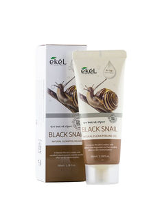 Пилинг для лица Ekel Peeling Gel Black Snail с экстрактом улиточного муцина 100мл