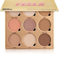 Палетка для макияжа лица Хайлайтеры и контурирующие пудры Makeup Obsession Feels