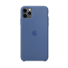 Чехол Apple Silicone Case для iPhone 11 Pro Linen Blue (MY172ZM/A)