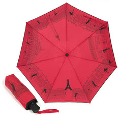 Зонт складной женский автоматический Chantal Thomass 409-OC красный