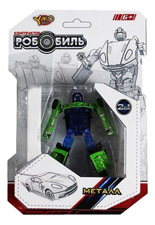 Игровой набор Трансформеры Yako Toys РобоБиль сине-зеленый M6695 Shantou Gepai