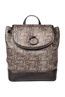 Рюкзак женский Cavalli Class C92PWCSD0055025 BROWN MONOGRAM 005 коричневый средний