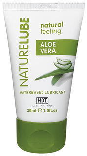 Гель-смазка Hot Nature Lube на водной основе с алоэ вера 30 мл
