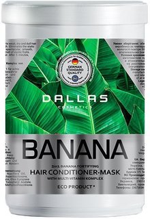 Маска-кондиционер для волос DALLAS 2в1 для укрепления с экстрактом банана 500 мл