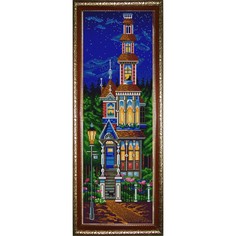 Схемы для вышивания бисером Сказочный домик 9816, 25x65 см от Конёк