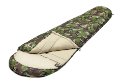 Спальный мешок Jungle Camp Hunter XL, трехсезонный, левая молния, цвет: камуфляж