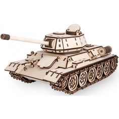 Конструктор деревянный 3D EWA Танк Т-34 Eco Wood Art