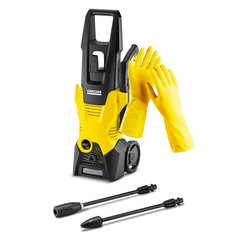 Мойка высокого давления Karcher K 3 + латексные хозяйственные перчатки